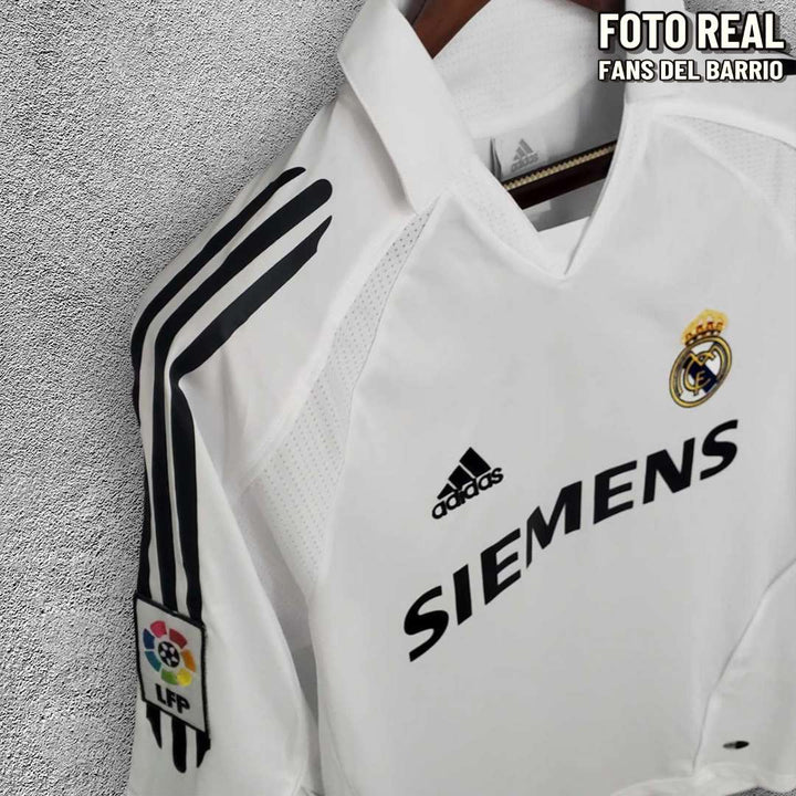 Real Madrid Local 2005/06 Camiseta Retro de Hombre (Adidas)