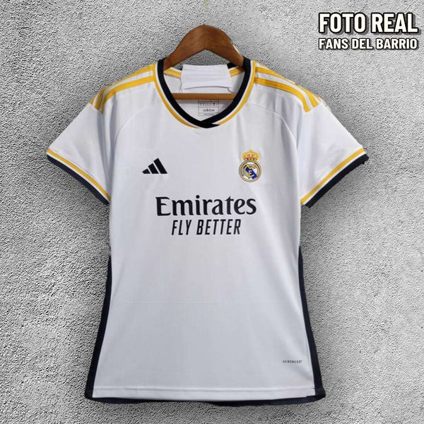 Real Madrid Local 2023/24 Camiseta Fan de Mujer (Adidas)