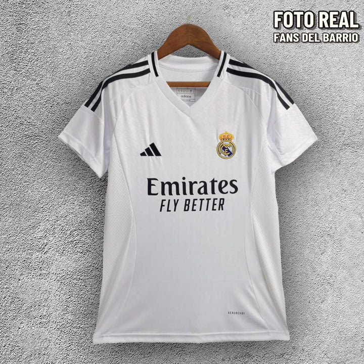Real Madrid Local 2024-25 Camiseta Fan de Mujer (Adidas)