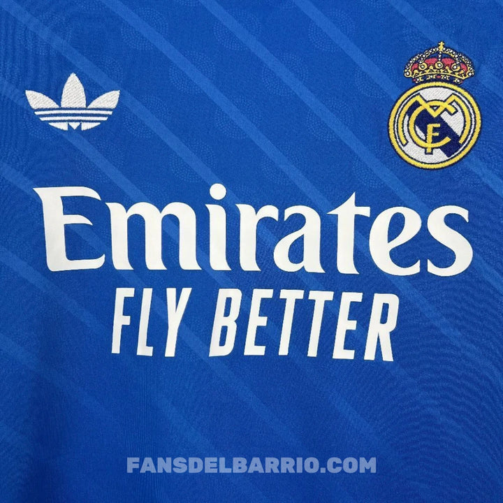 Camiseta Manga Larga Fan Real Madrid 2025/26 Alternativo para Hombre