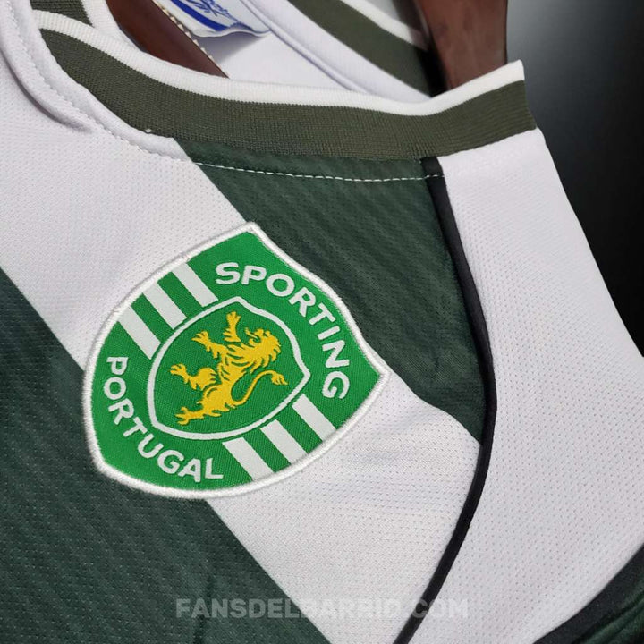 Camiseta Retro Sporting Lisboa 2001/03 Local para Hombre (Reebok)