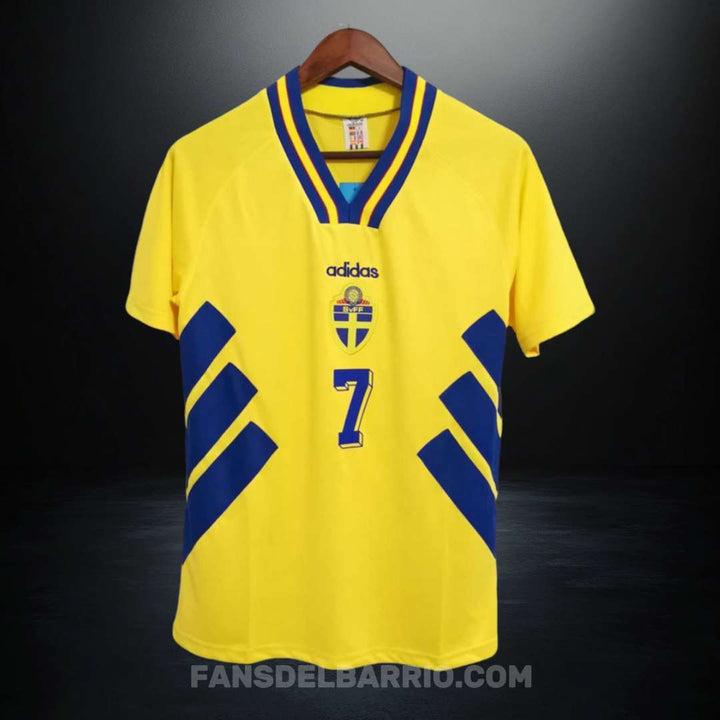 Camiseta Retro Selección de Suecia 1994 Local para Hombre