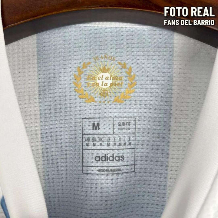 Camiseta Fan Seleccion de Argentina Edicion Especial 50 Aniversario 2024 Local de Hombre (Adidas)
