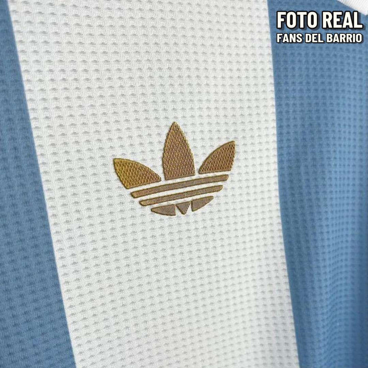 Camiseta Fan Seleccion de Argentina Edicion Especial 50 Aniversario 2024 Local de Hombre (Adidas)